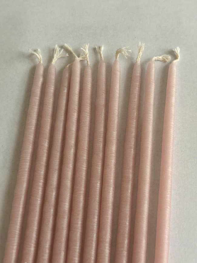 Handcrafted french birthday candles - pack of 10