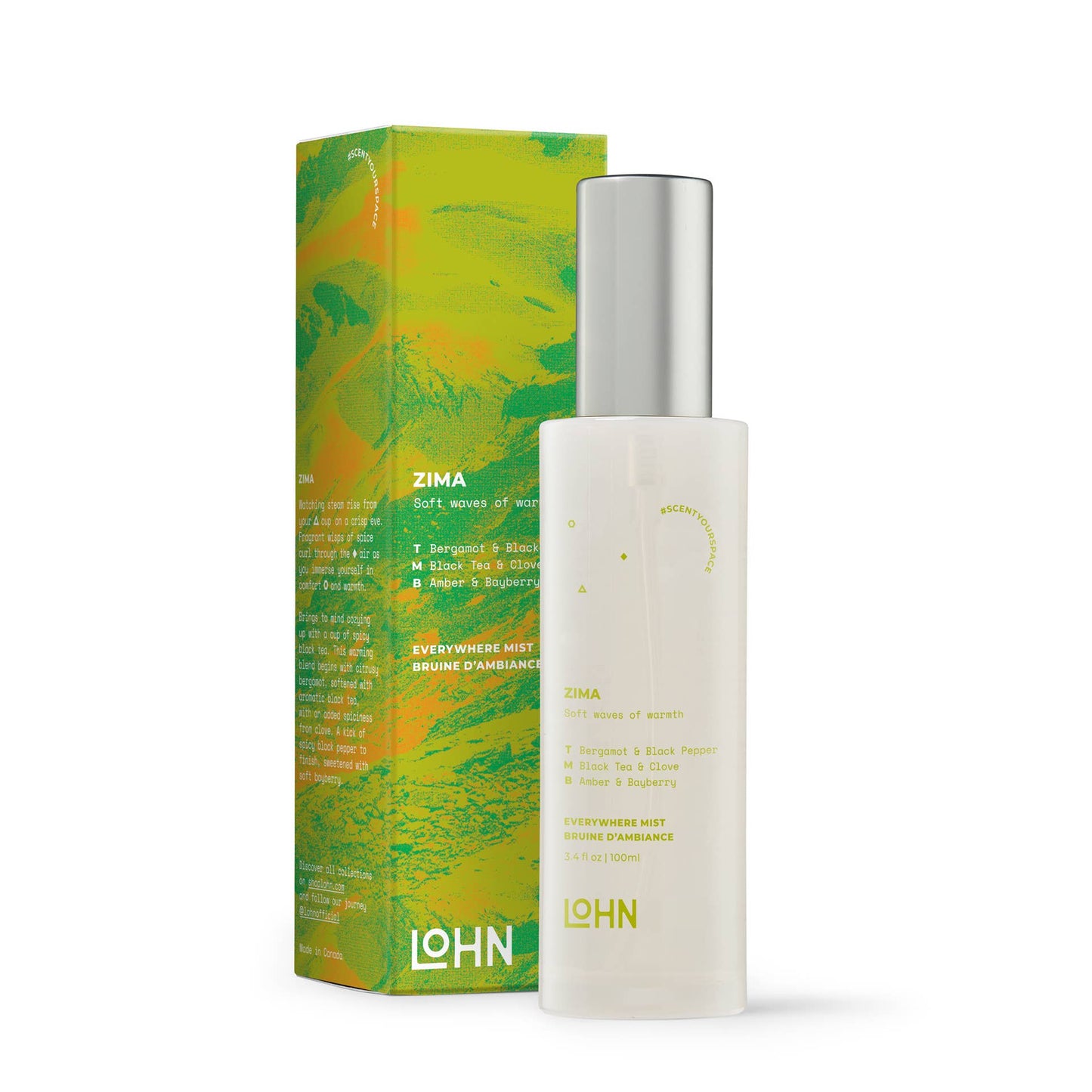 LOHN Everywhere Mist - ZIMA Bergamot & Black Tea