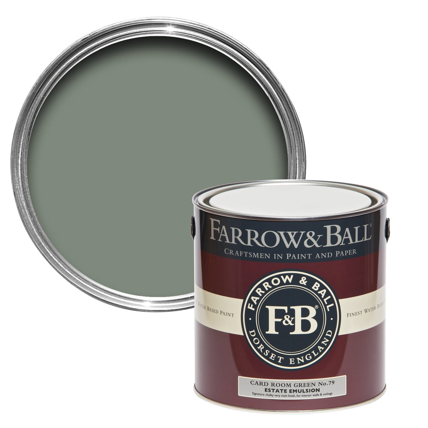 Farrow & Ball Card Room Green Paint