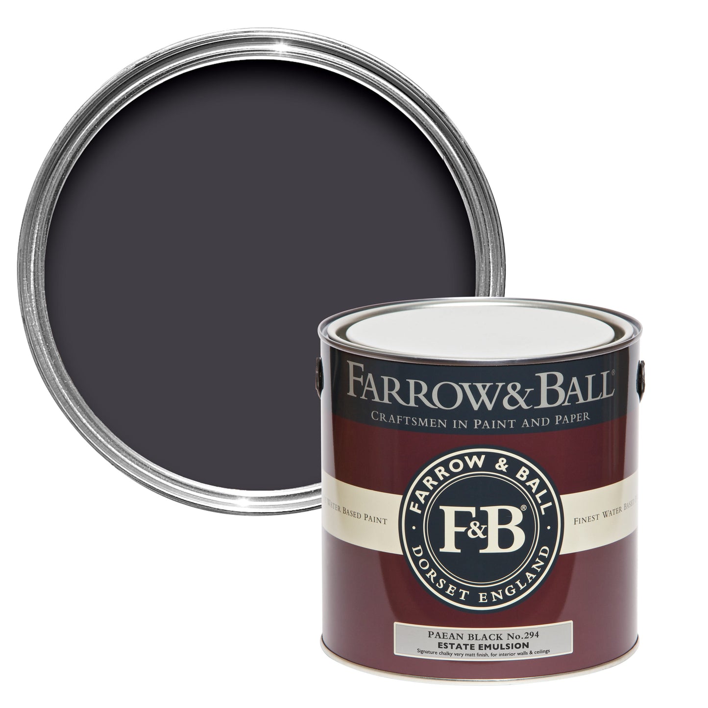 Farrow & Ball Paean Black Paint