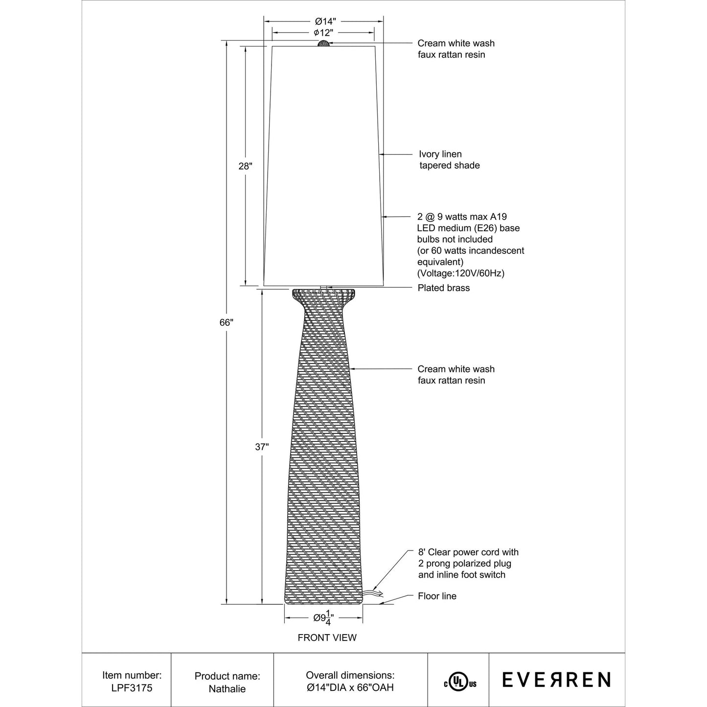 Nathalie Floor Lamp