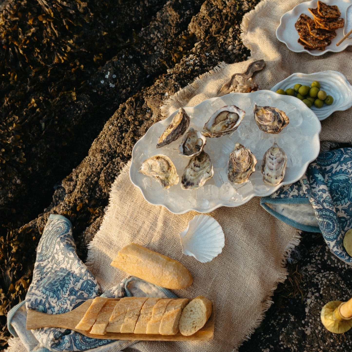 Calypso Scalloped Platter
