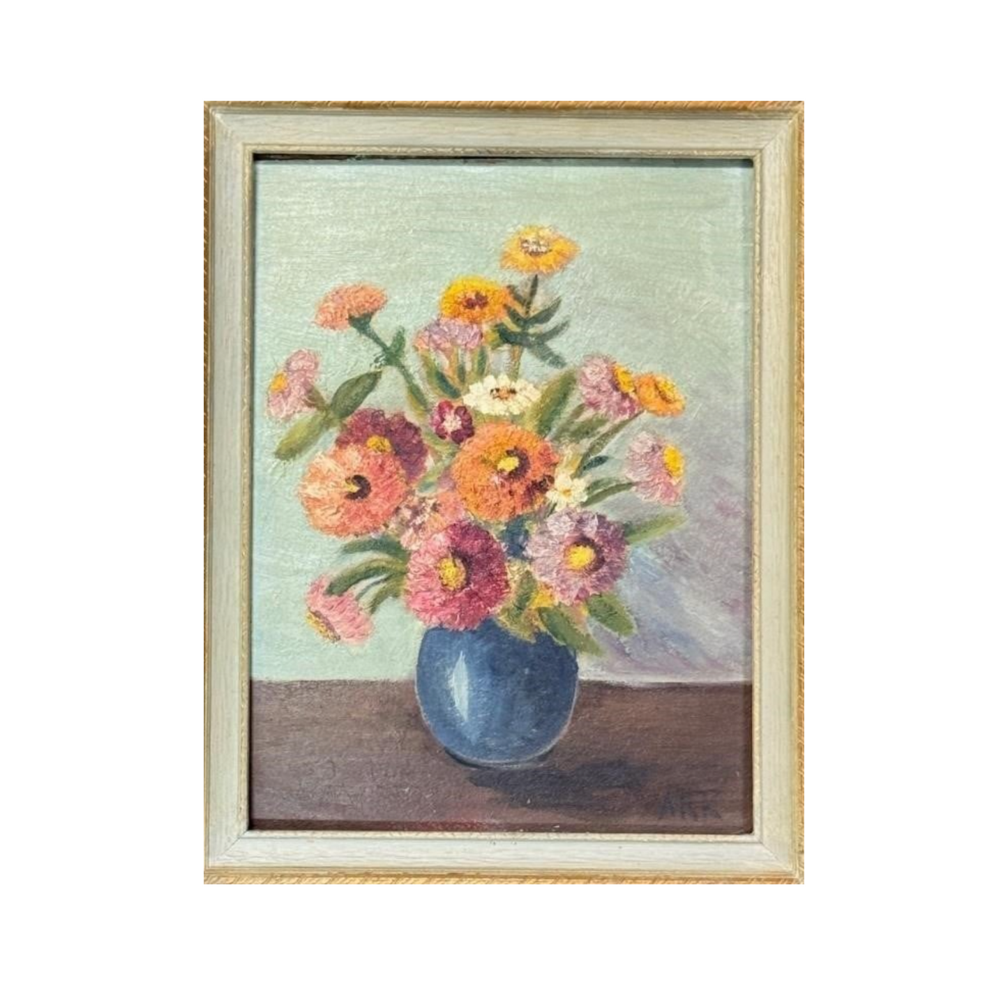 Vintage Floral On Board