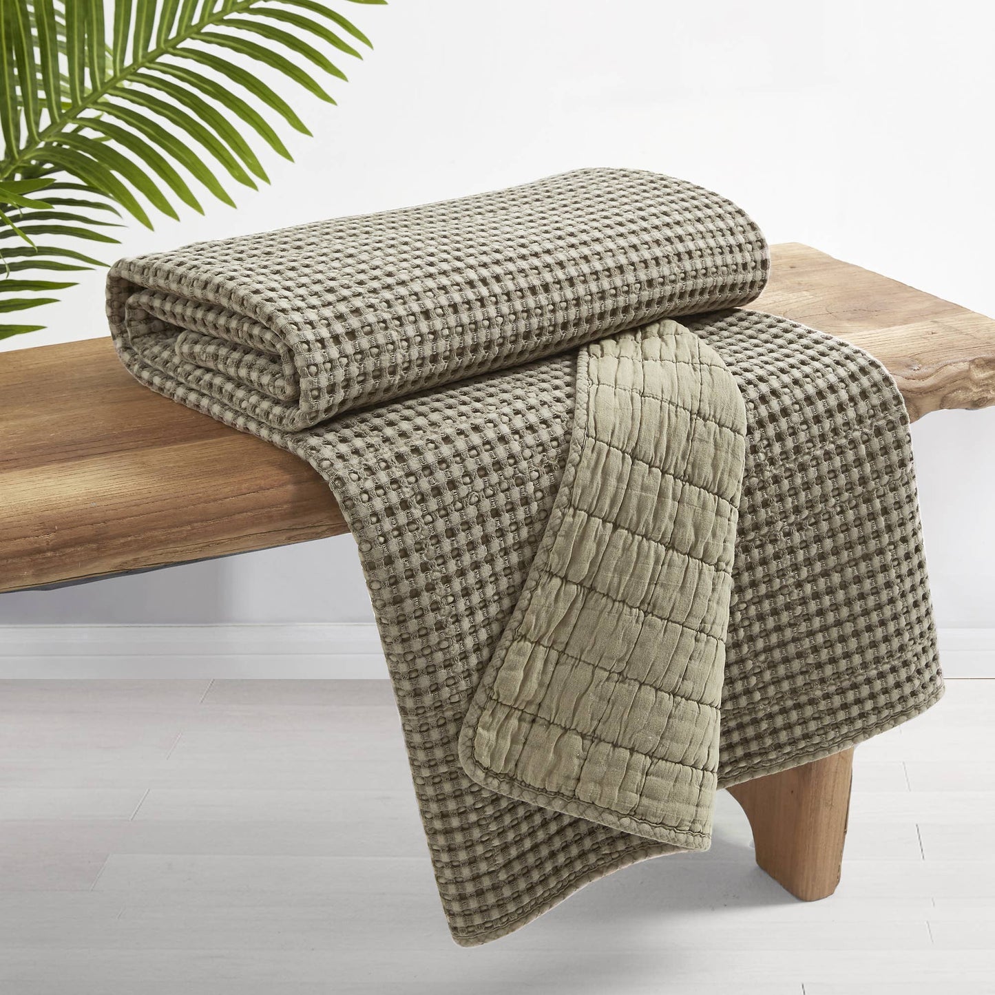 Mills Waffle Quilted Throw
