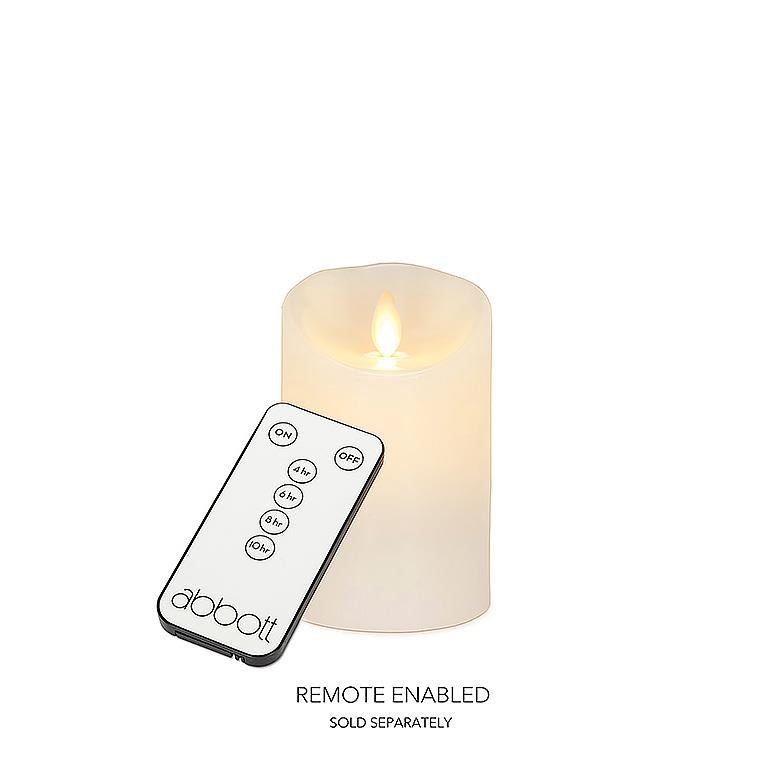 Large Ivory Reallite Candle π¨π¦