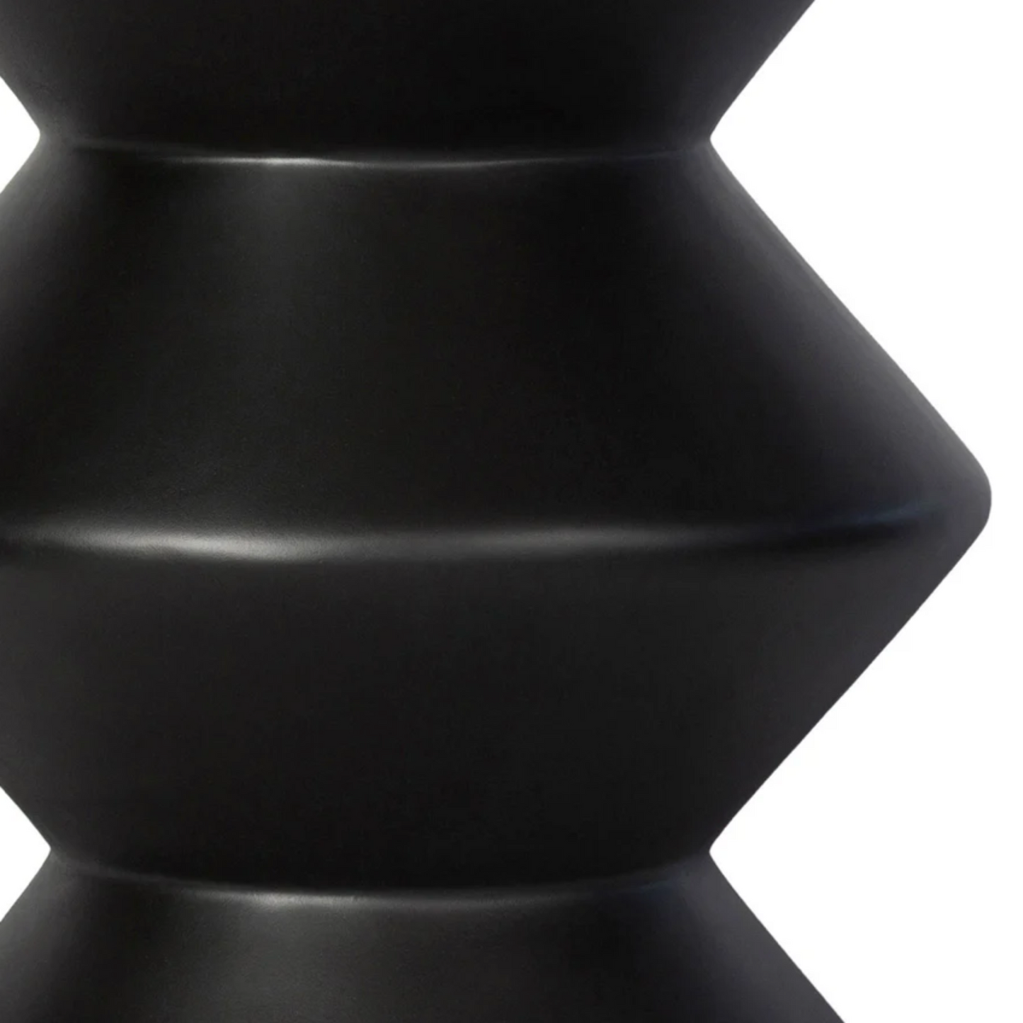 Concrete Inverted Side Table - Black