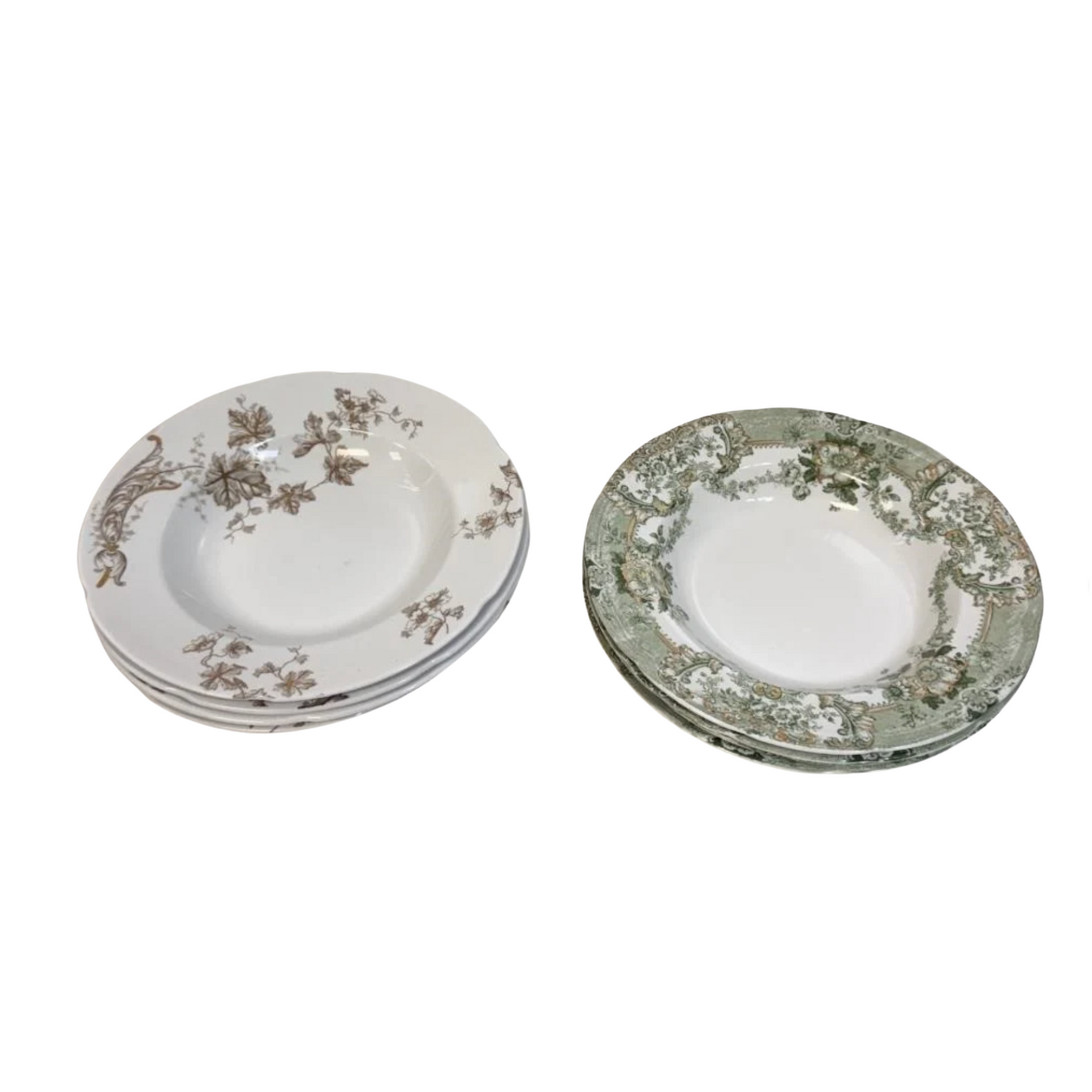 English Porcelain Soup Bowls