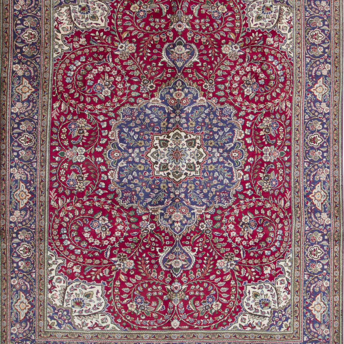 Tabriz Semi-Antique Wool Rug 8'7" x 11'0"