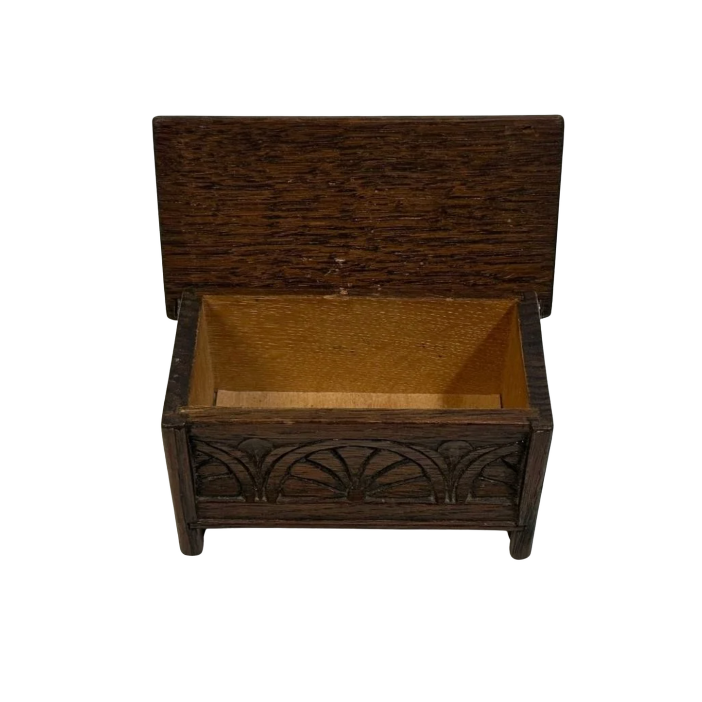 Oak Carved Box