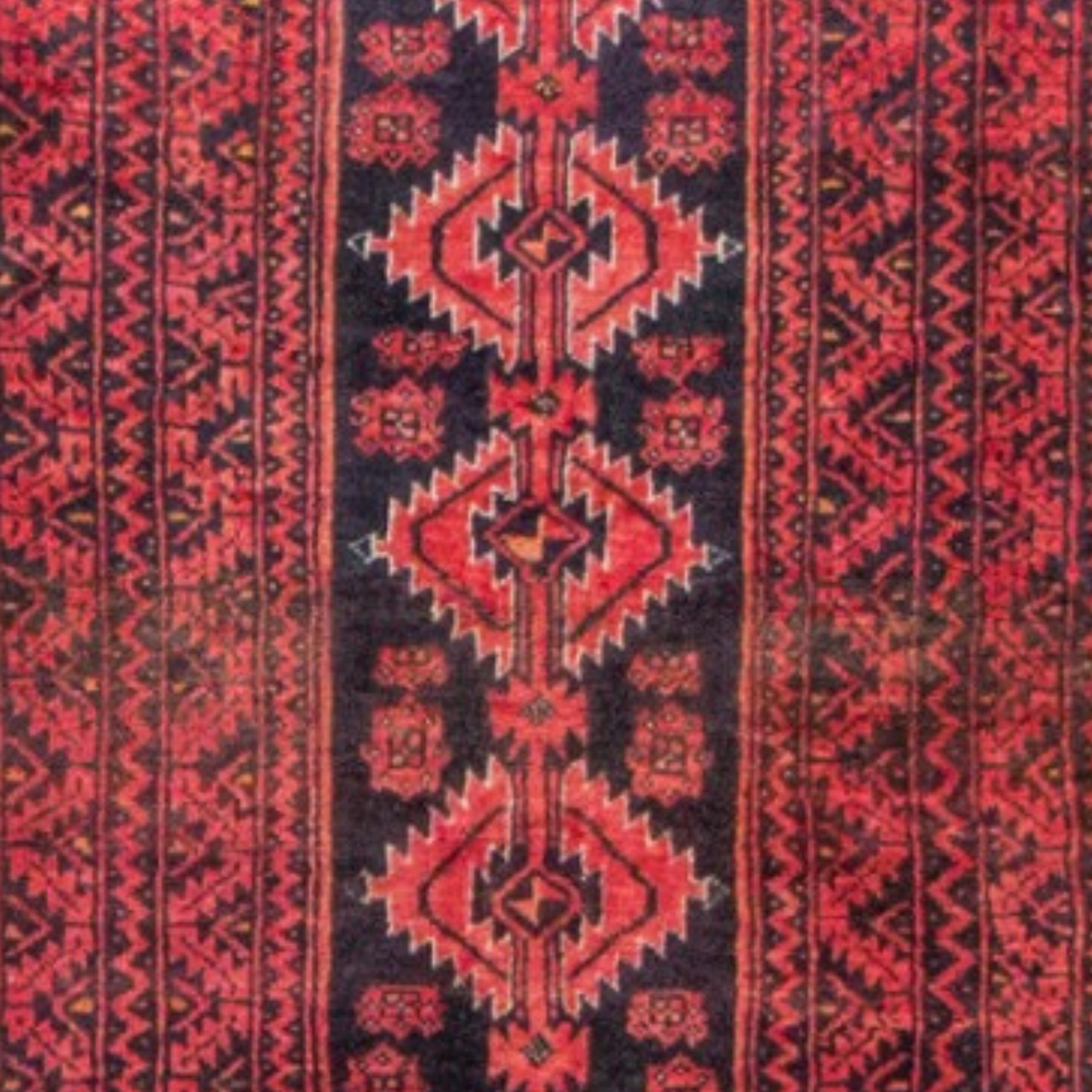 Baluch Semi-Antique Medallion Runner 2'0" x 6'4"