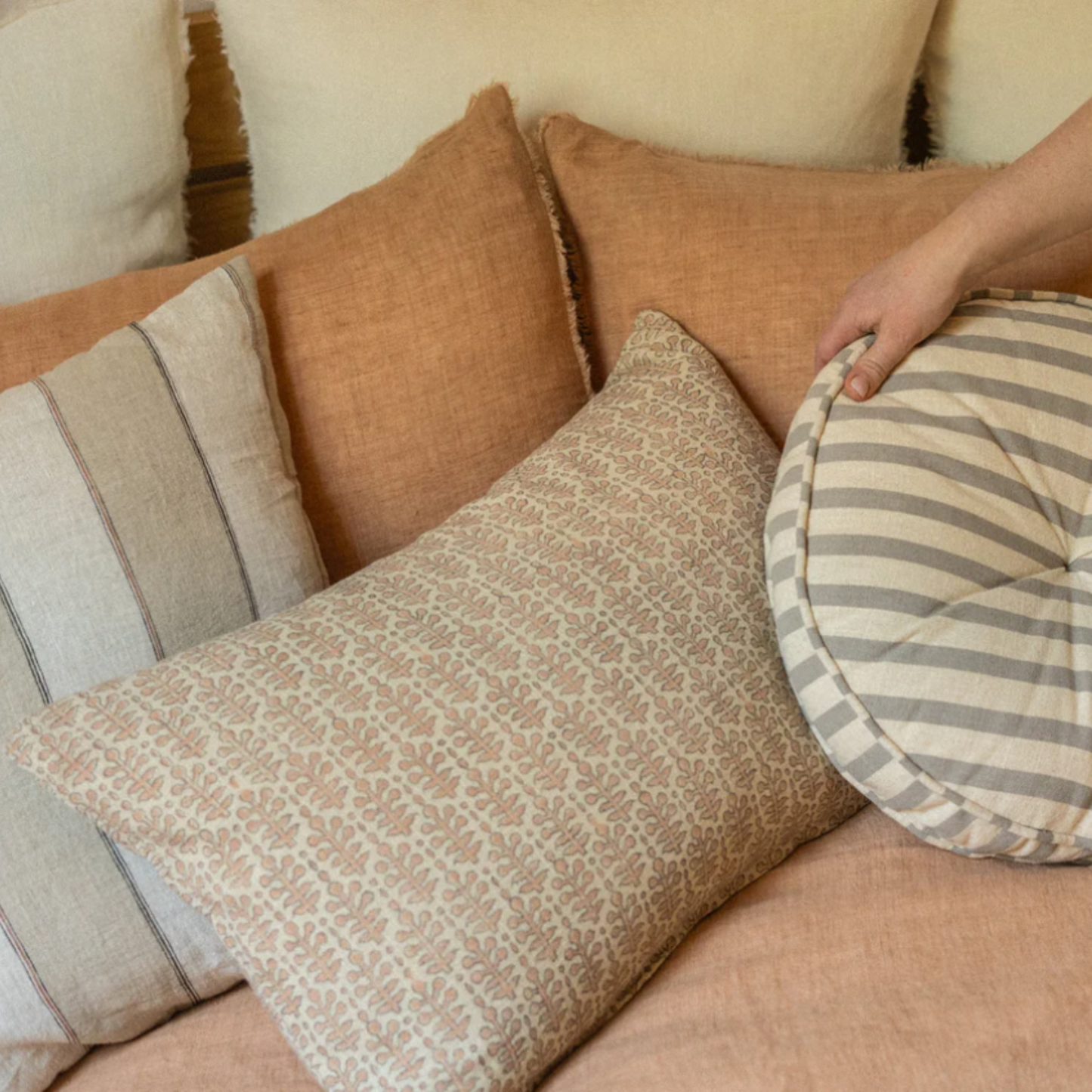 Aditi Block Print Pillow