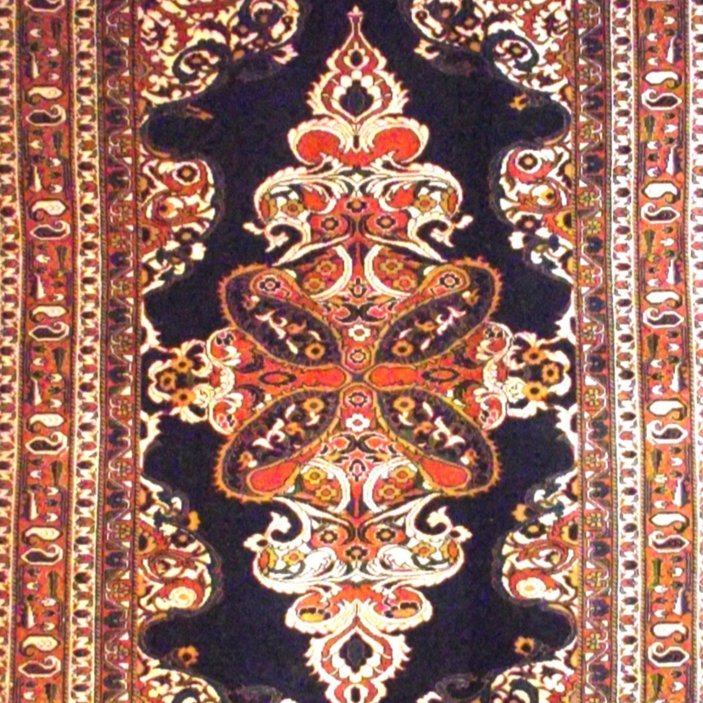 Quchan Vintage Wool Hand Knotted 4'1" x 6'4"