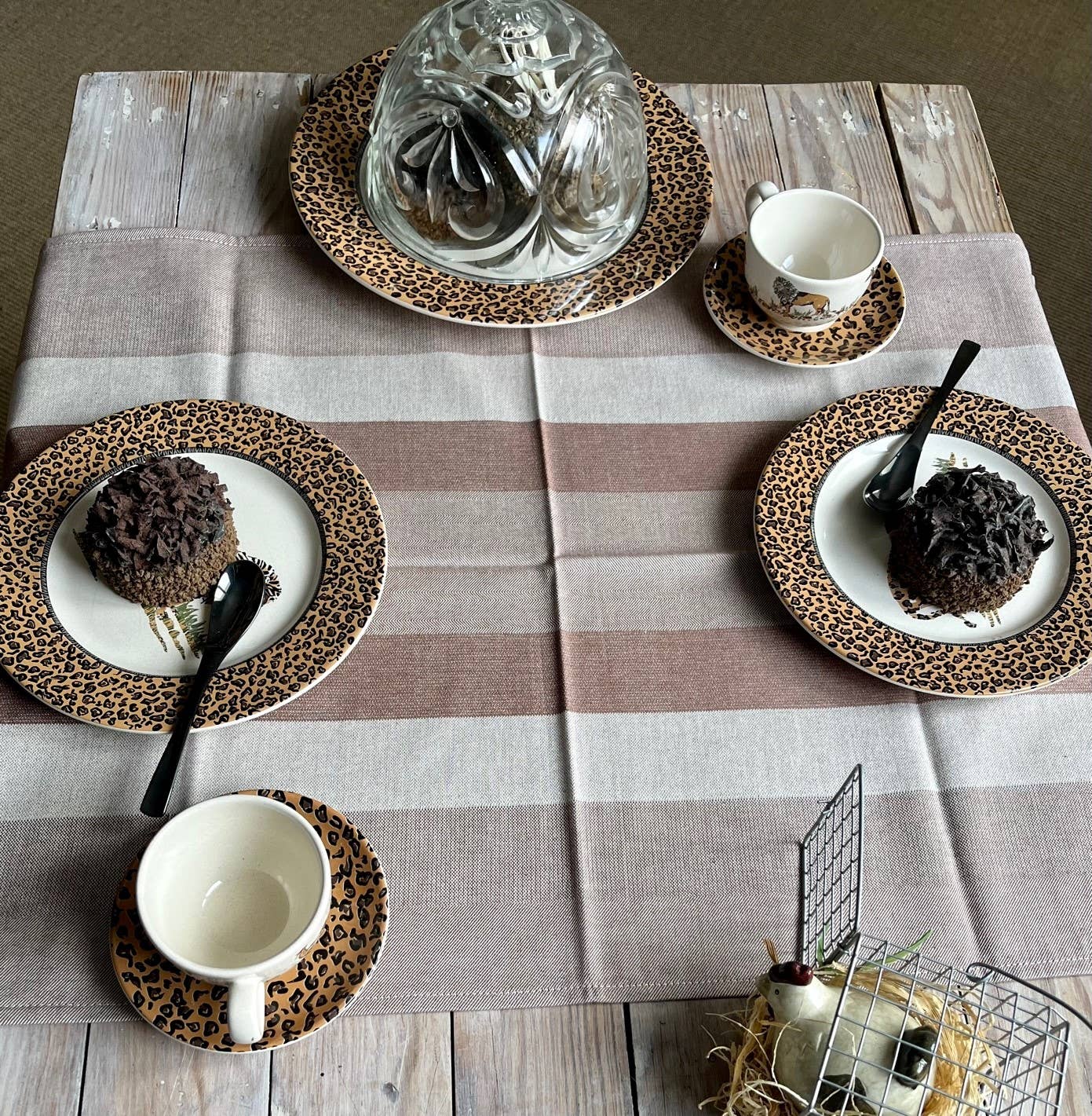 BOUILLABAISSE table runner - 100% cotton