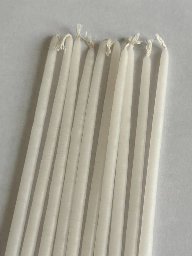 Handcrafted french birthday candles - pack of 10