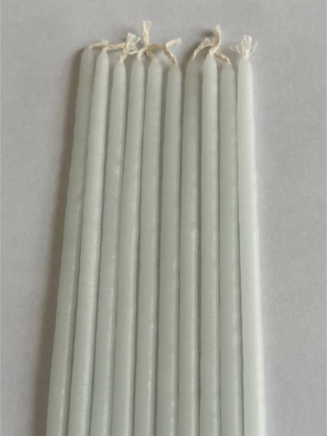 Handcrafted french birthday candles - pack of 10