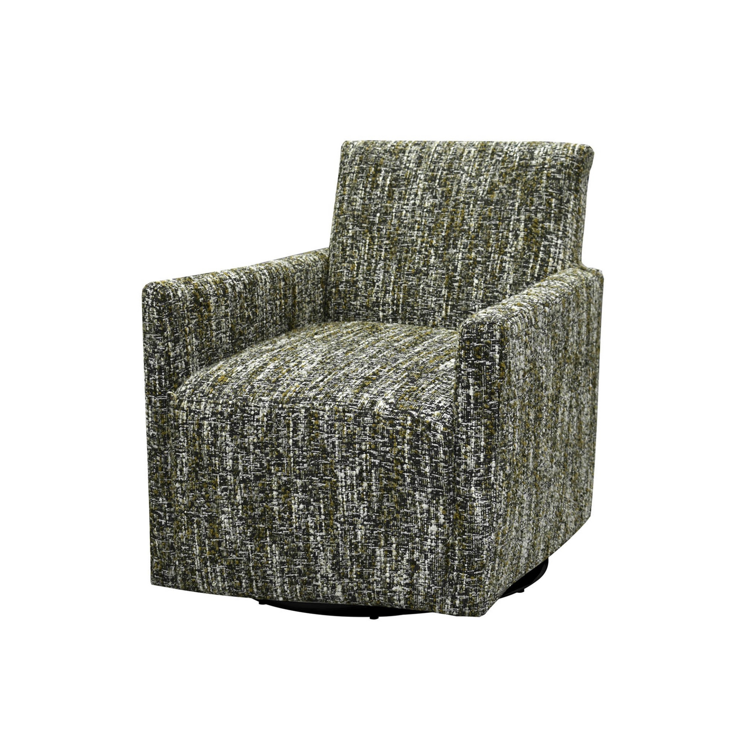 Riley Swivel Club Chair - Paris Green