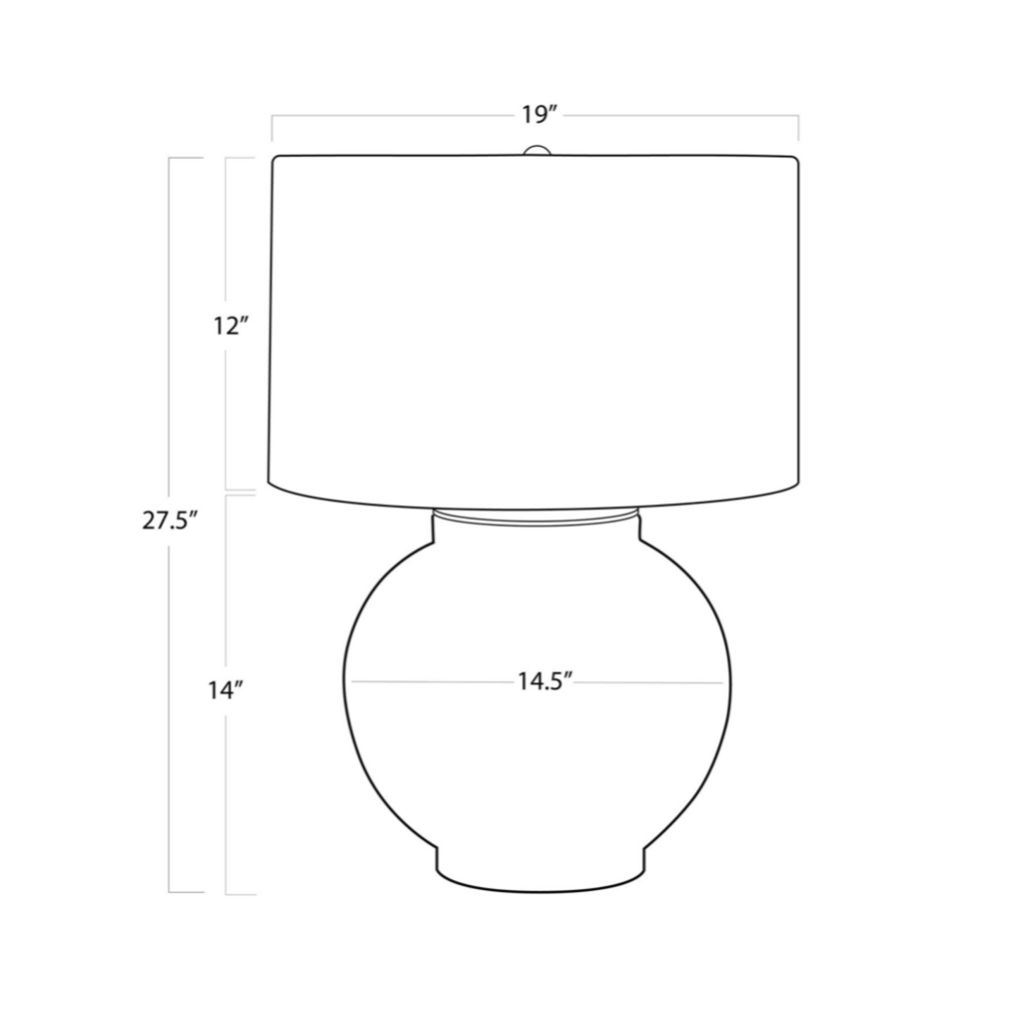 Deacon Ceramic Table Lamp