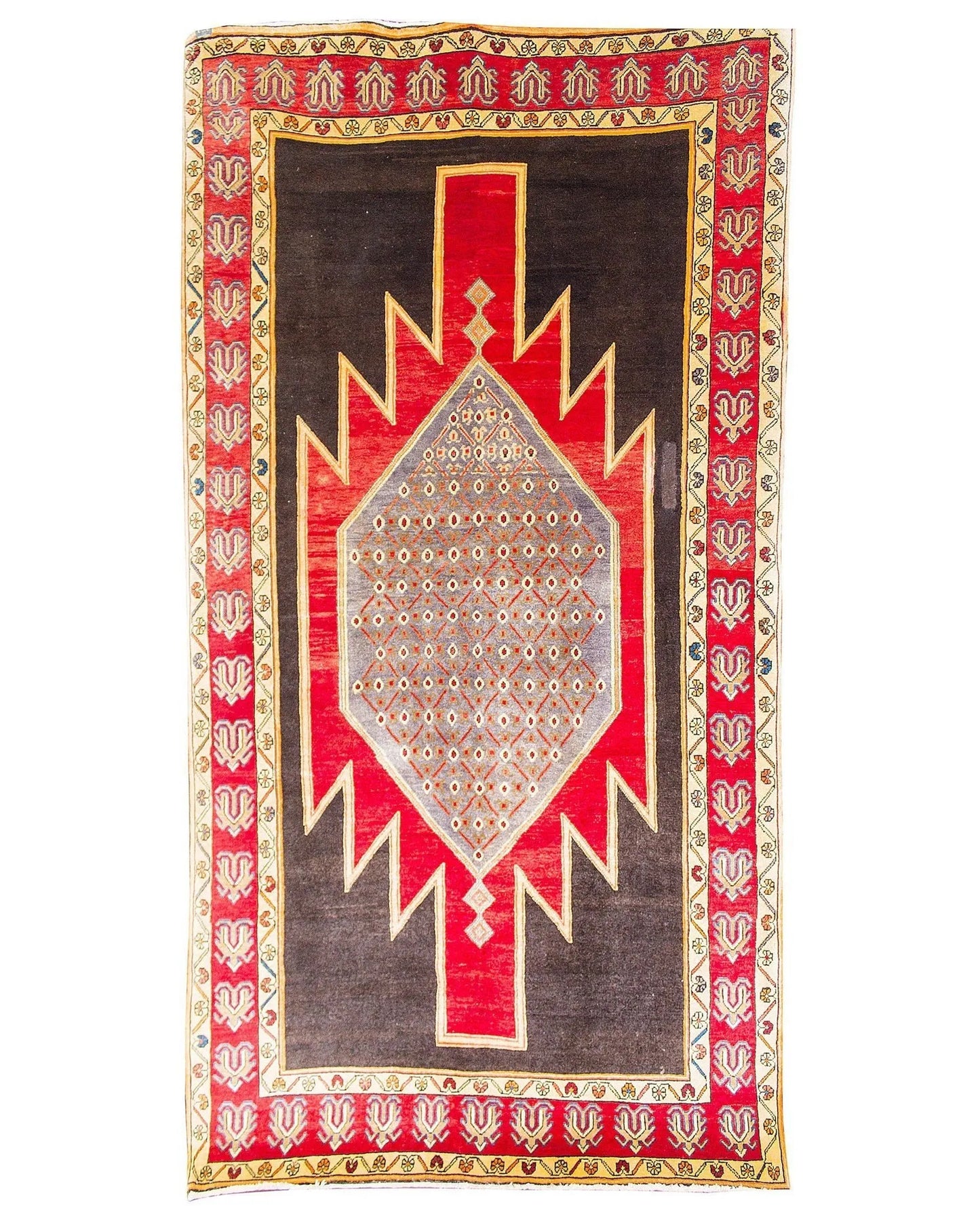 Zanjan Wool Hand Knotted Persian Rug - 4'9" x 9'3" N17055