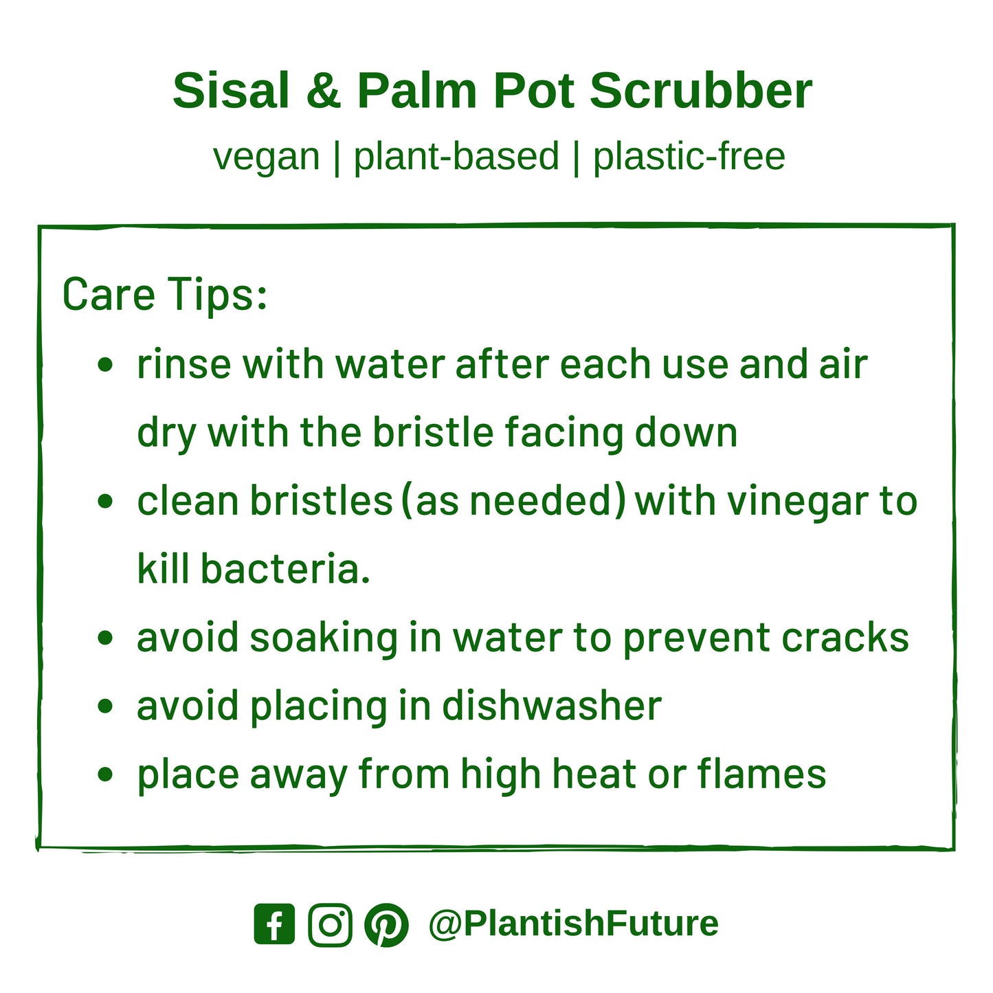 Sisal & Palm Pot Scrubber🇨🇦