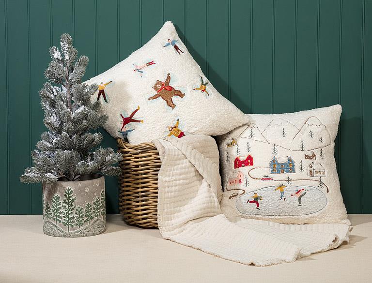 Snowangel Sq Pillow-17"SQ