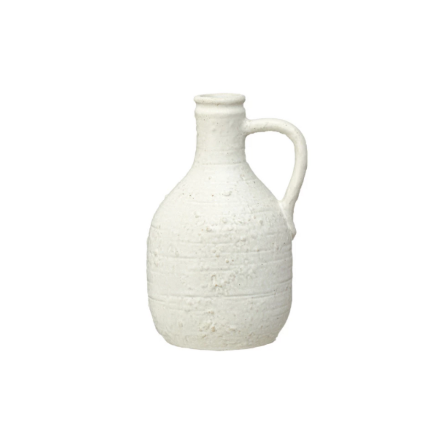 Decorative Stoneware Jug w/ Handle