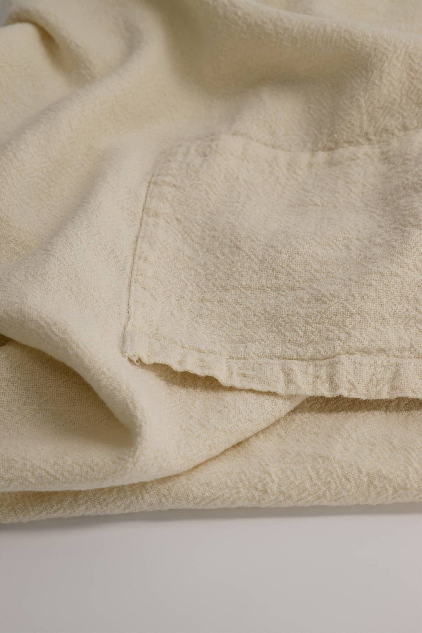 Classic french raw linen apron