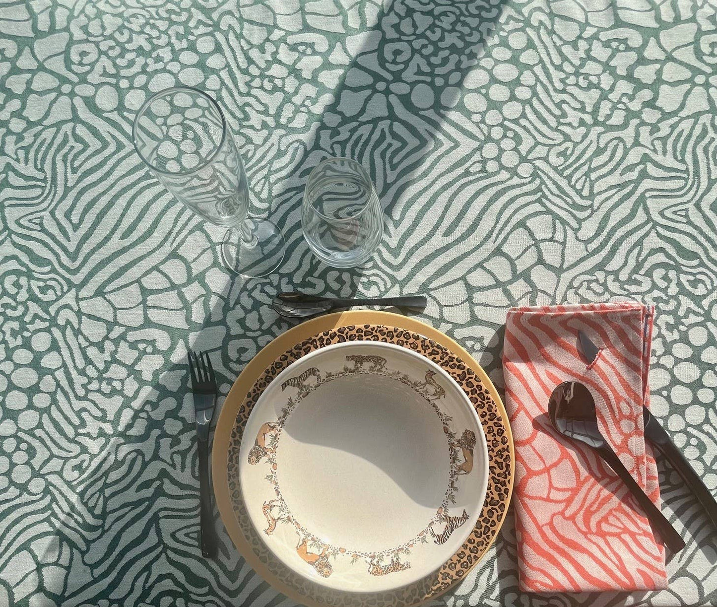 SAVANE table runner - jacquard - 100% cotton