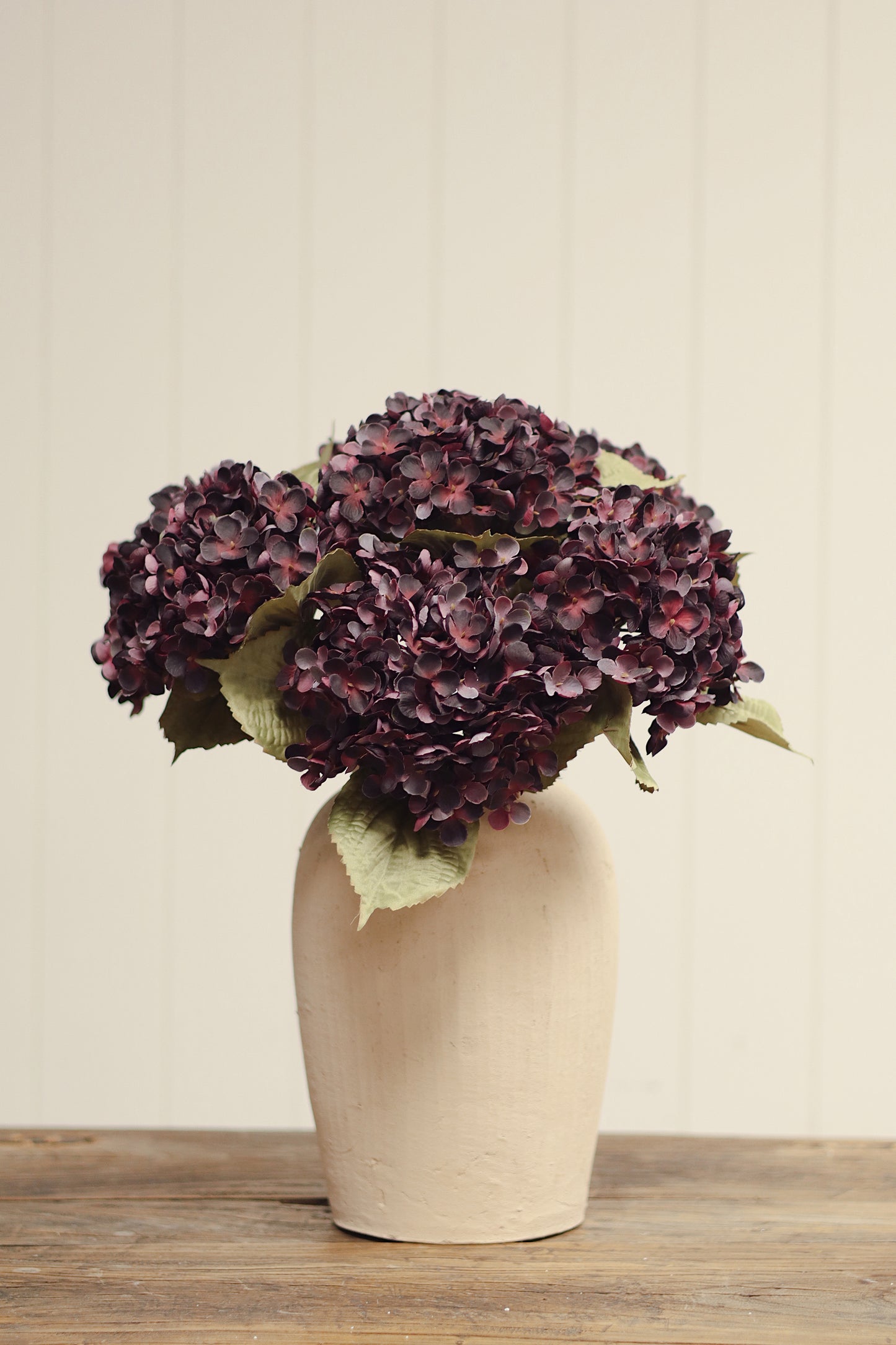 Heirloom Hydrangea Stem, Deep Purple