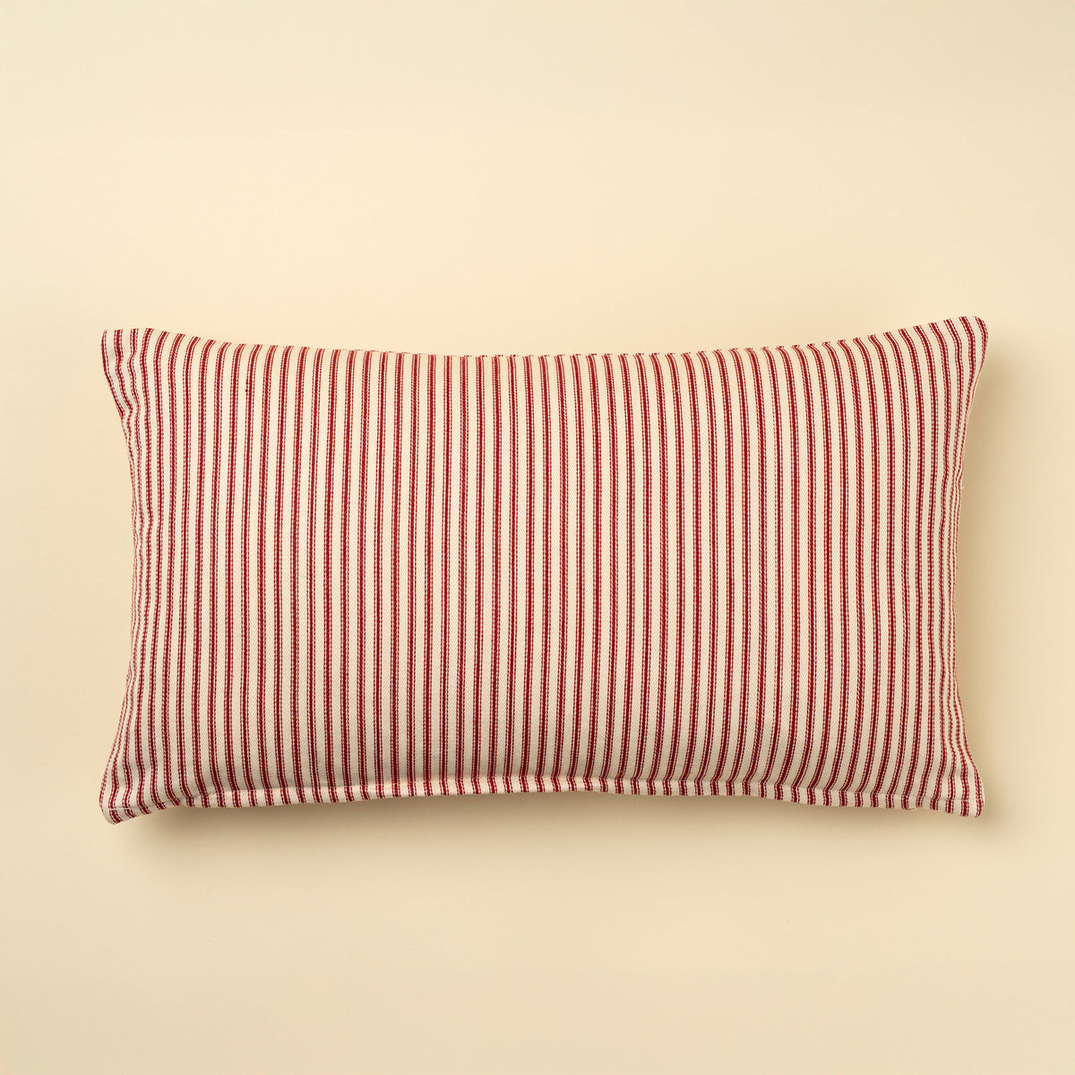 Red Ticking Pillow