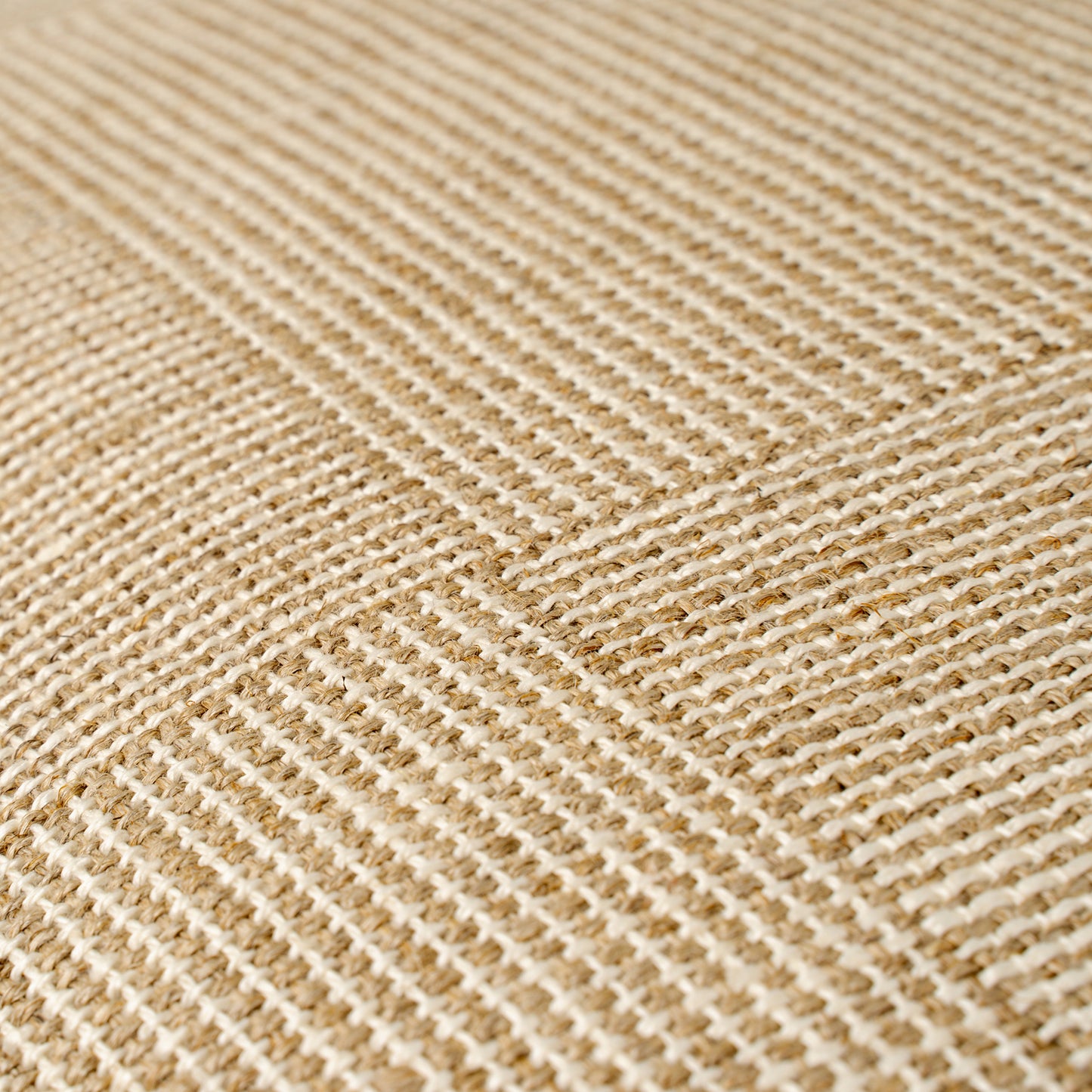 Patch Weave Linen Pillow, Ivory