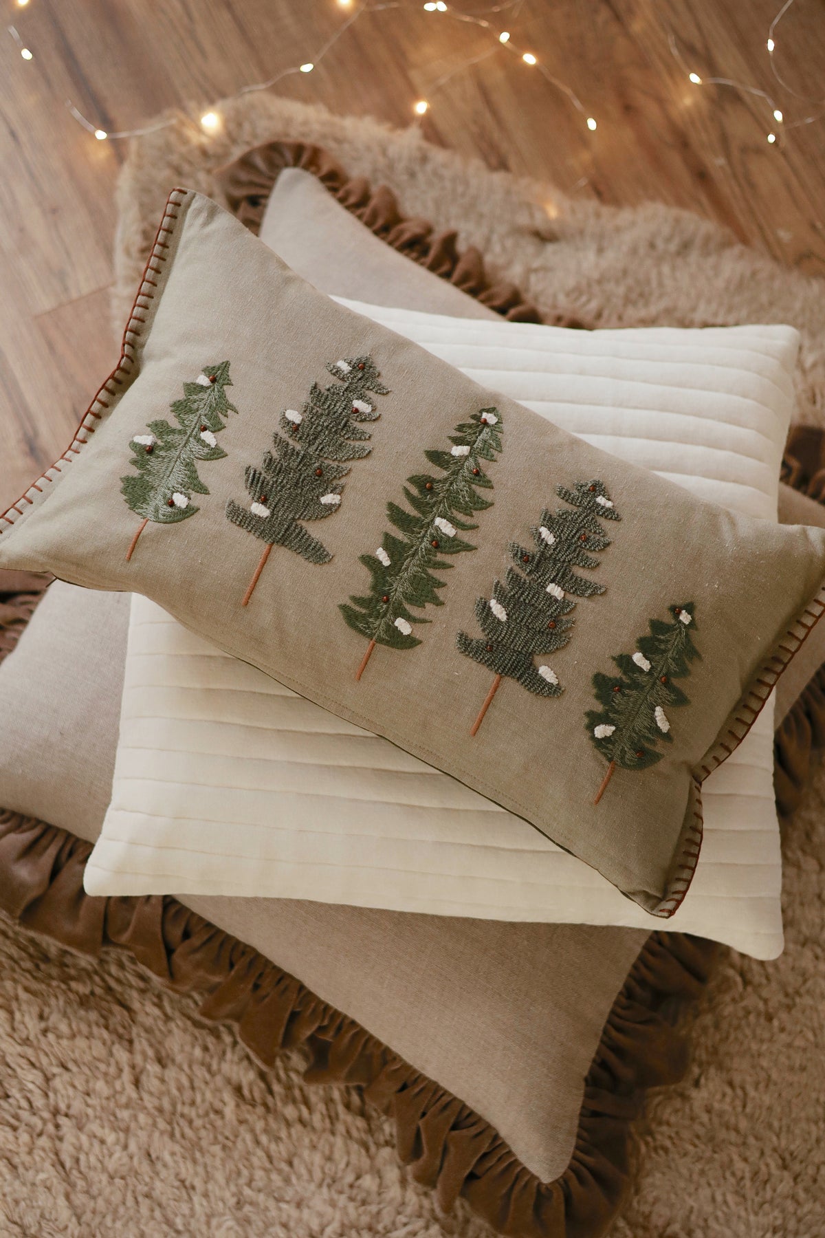 21x12 Alpine Trees Pillow