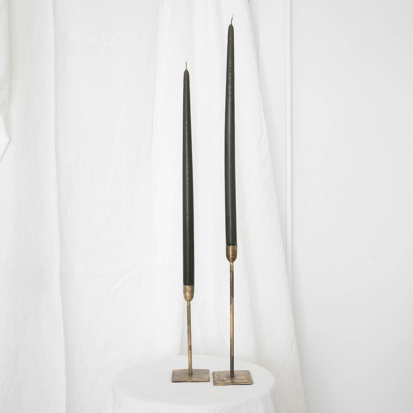 Taper Candles - Pair OLIVE🇨🇦🇨🇦