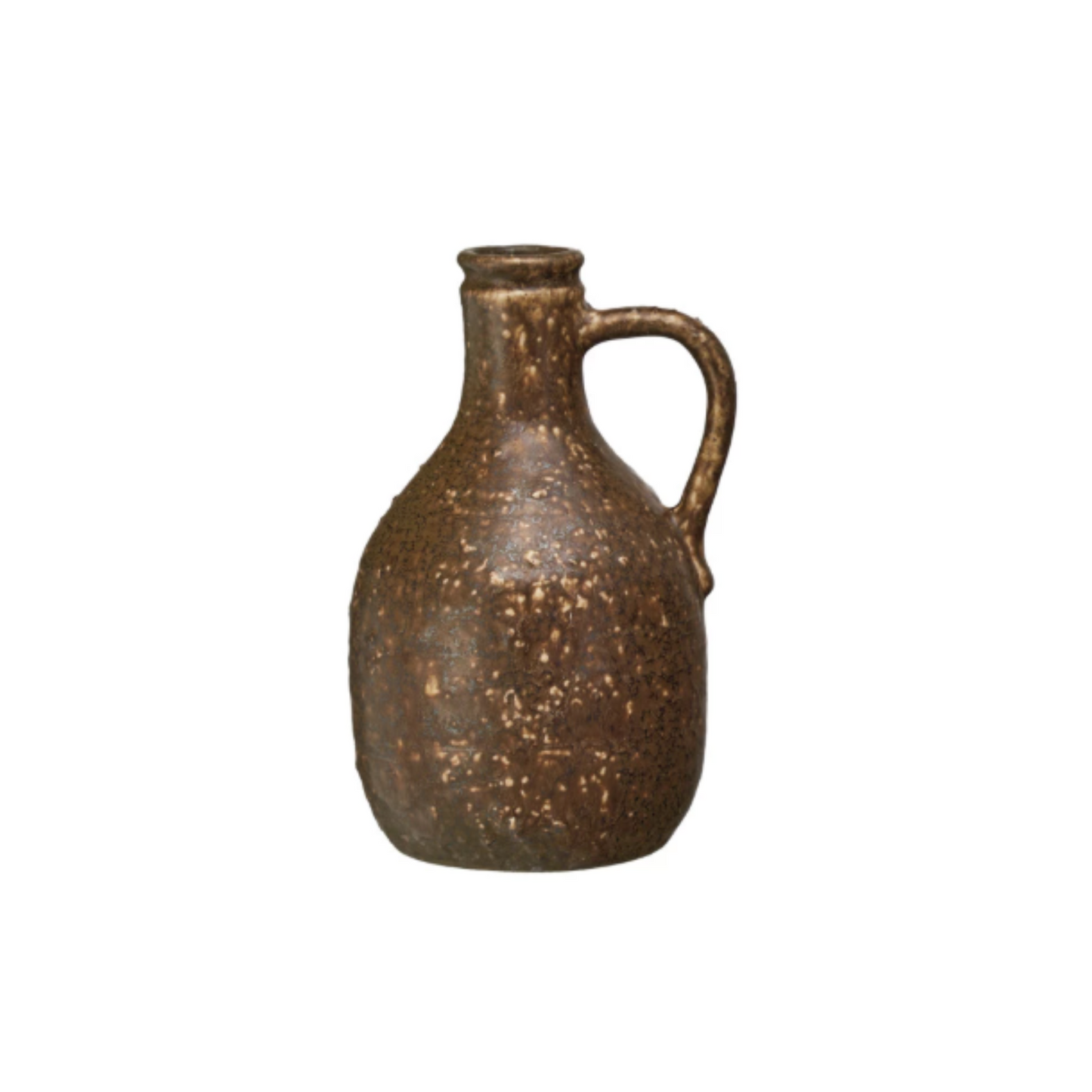 Decorative Stoneware Jug w/ Handle