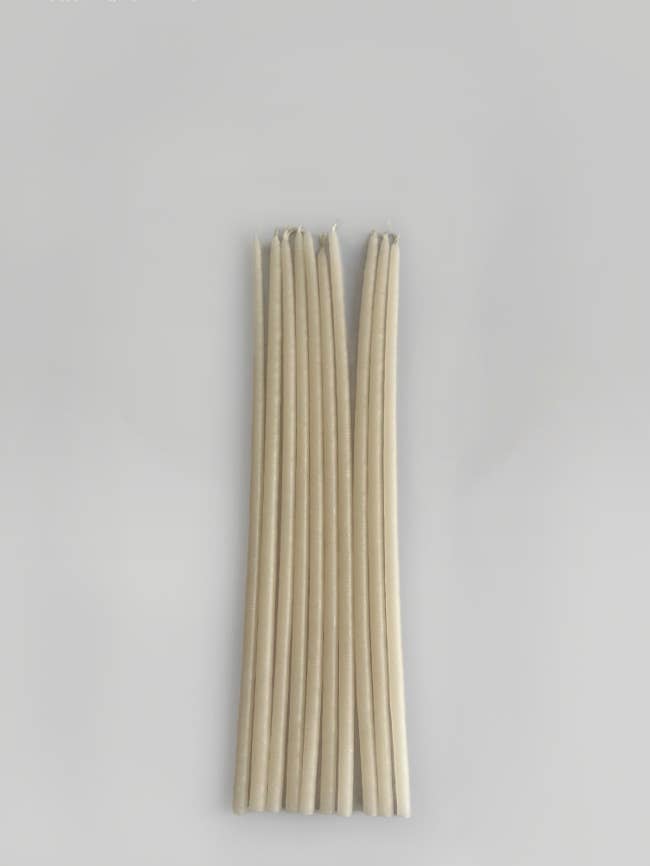 Handcrafted french birthday candles - pack of 10