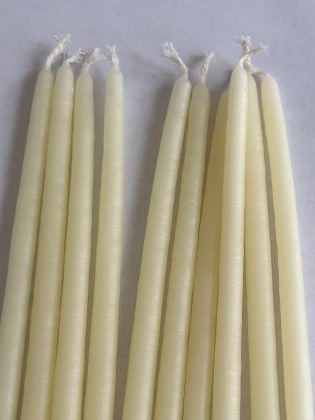 Handcrafted french birthday candles - pack of 10