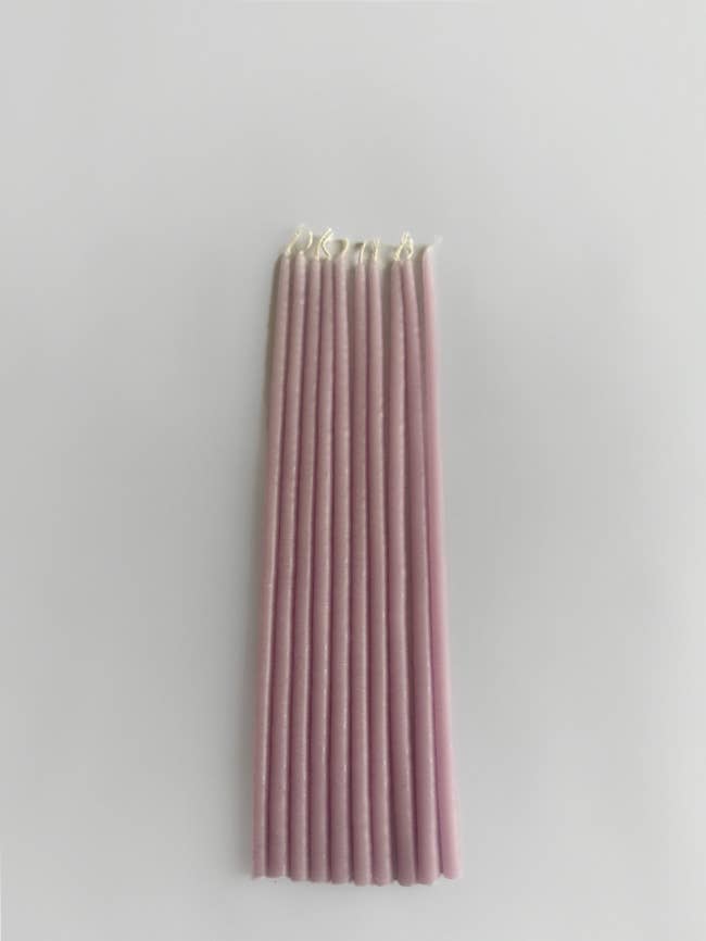 Handcrafted french birthday candles - pack of 10