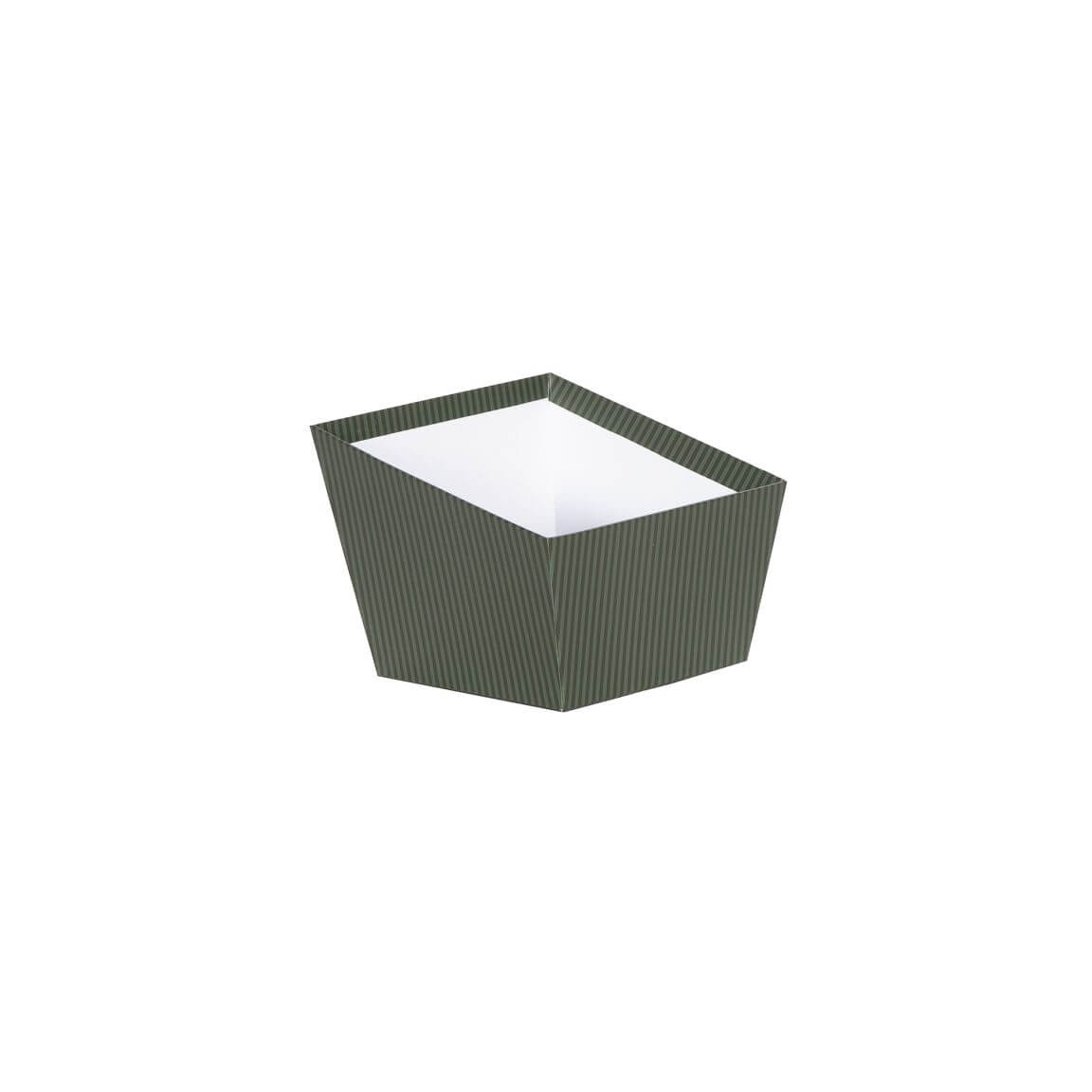 HIGHBACK SQ TRAY GREEN STRIPES