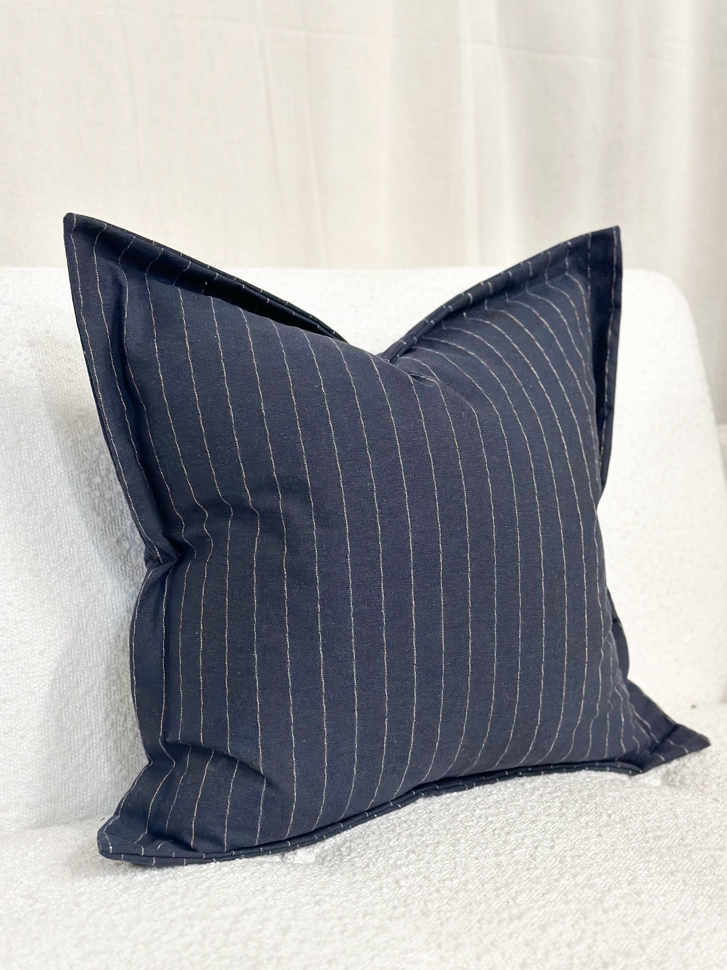 Linen Blend 45x45 - Navy