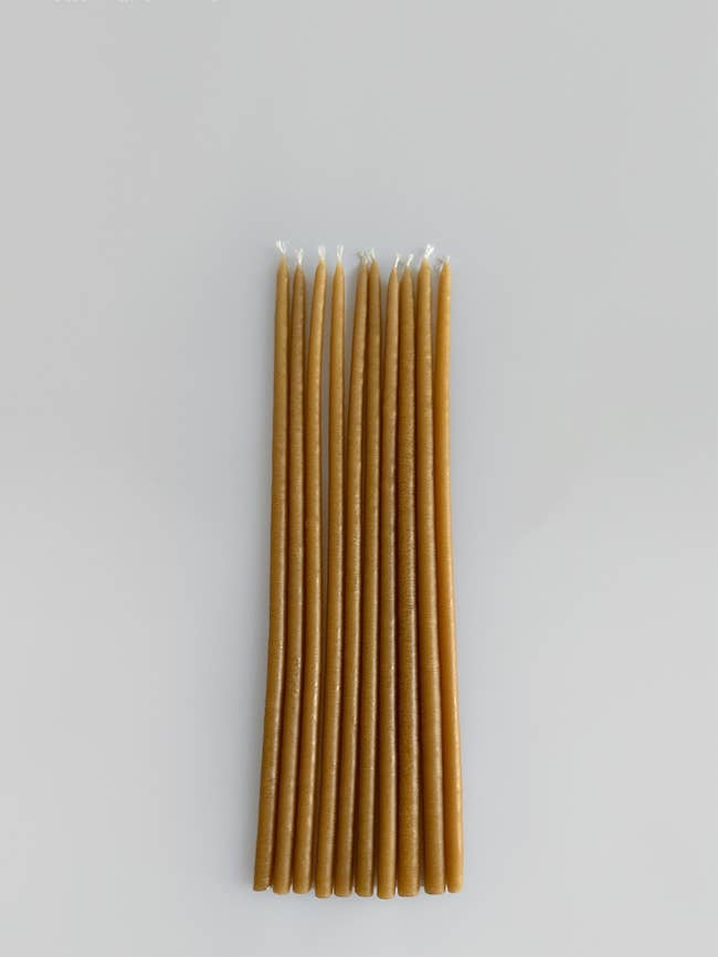 Handcrafted french birthday candles - pack of 10