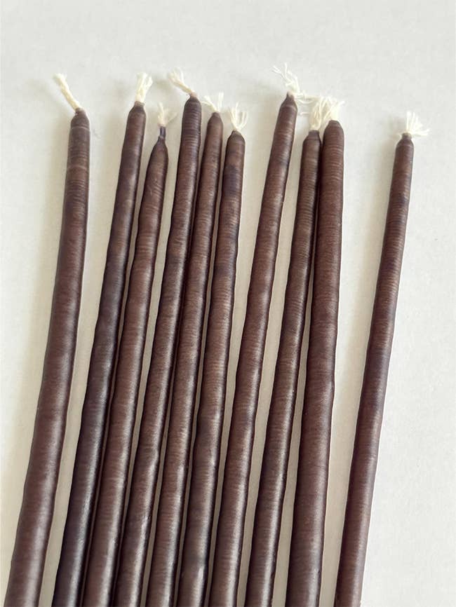 Handcrafted french birthday candles - pack of 10