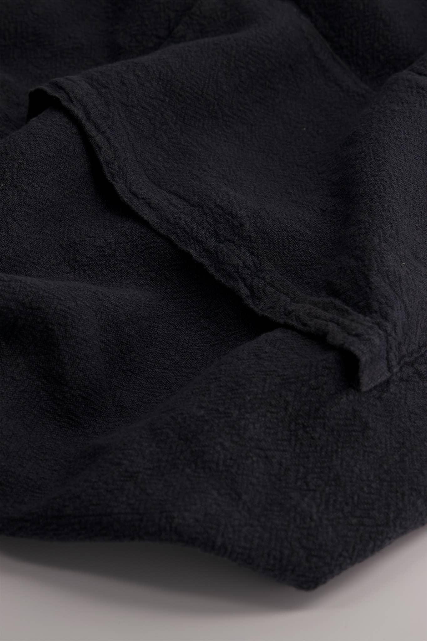 Classic french raw linen apron