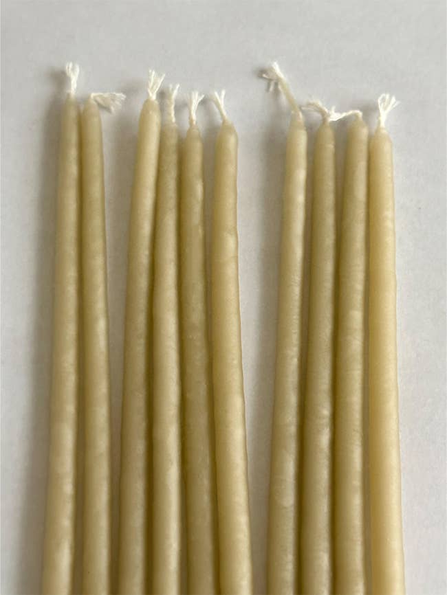 Handcrafted french birthday candles - pack of 10