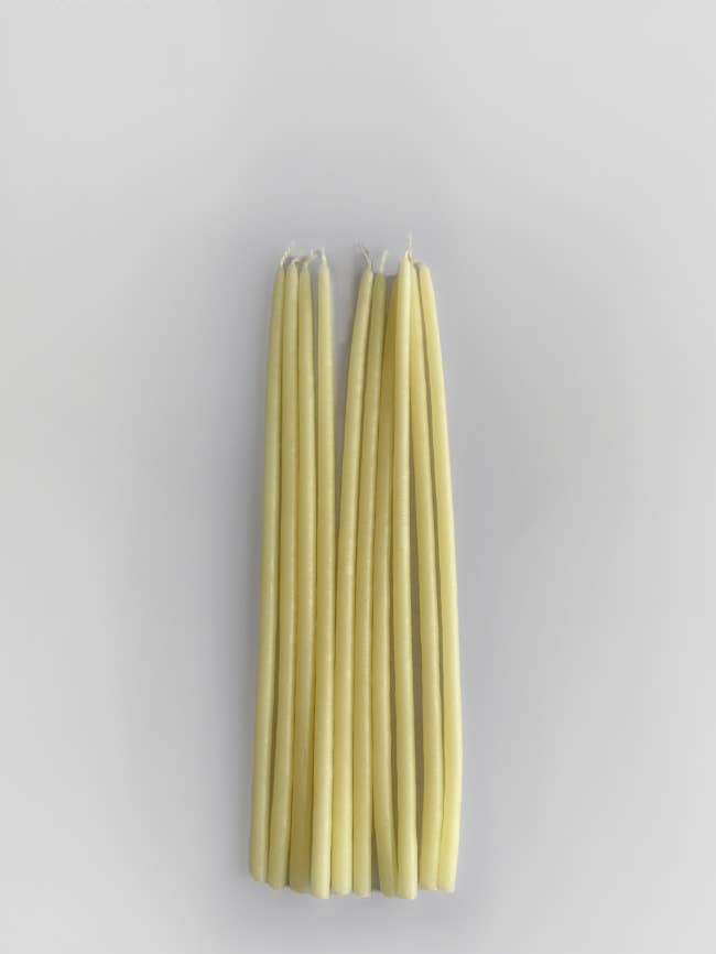 Handcrafted french birthday candles - pack of 10