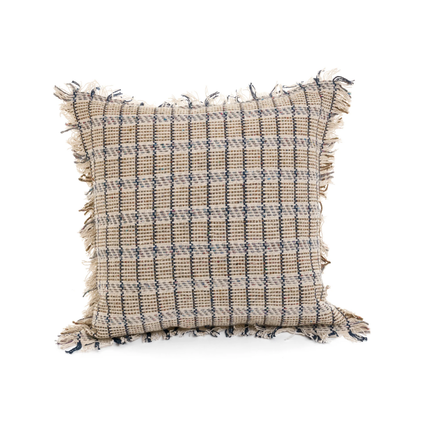 Cushion Woven Cotton/Recycled Wool