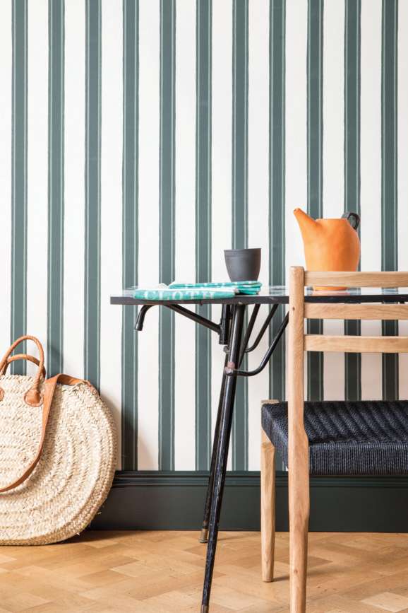 Farrow & Ball Block Print Stripe Wallpaper 701