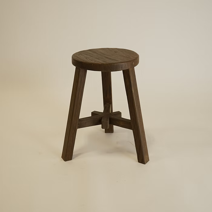Dobbie Reclaimed Wood Stool