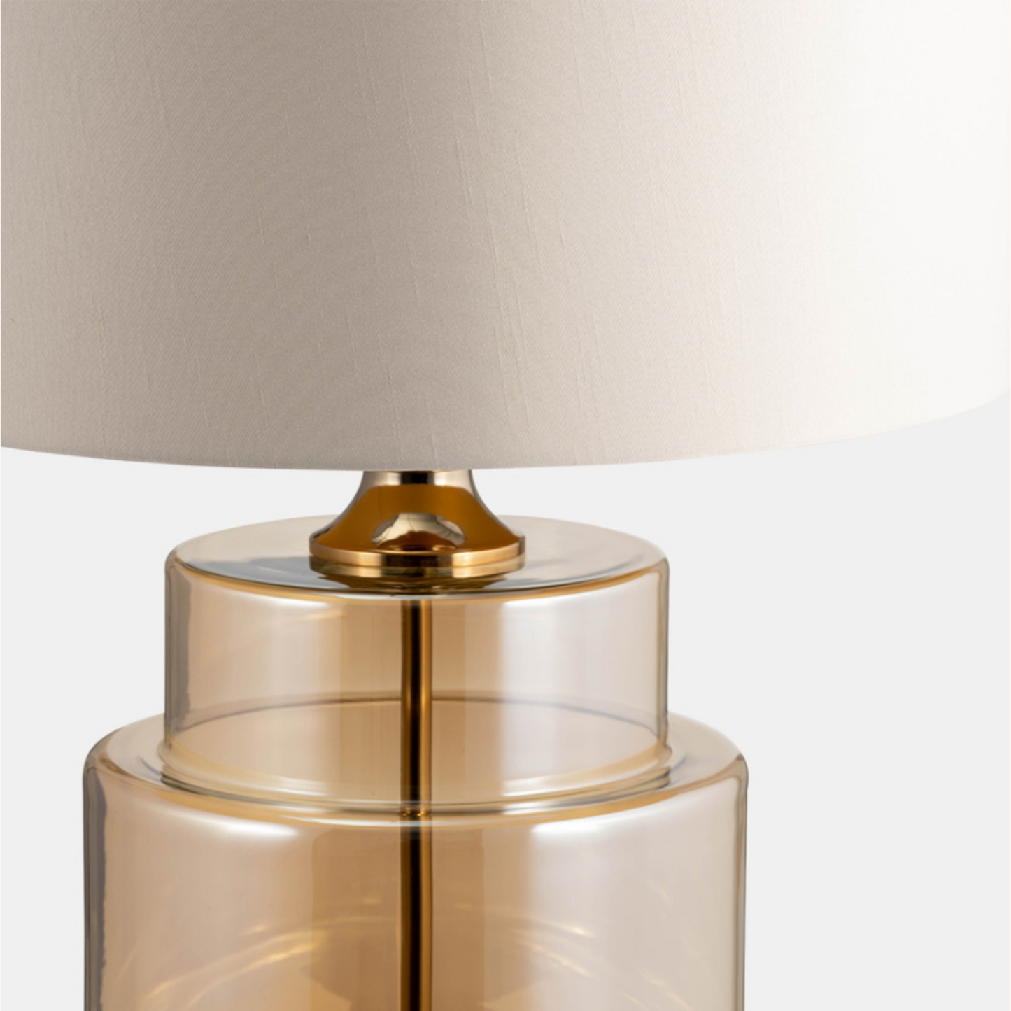 Glass, 30" Lustered Table Lamp, Gold🇨🇦