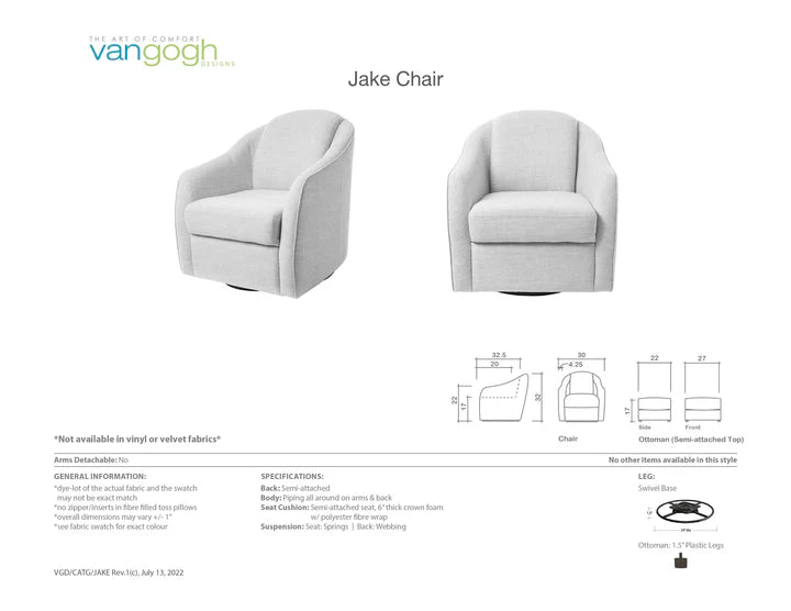 Jake Swivel Chair