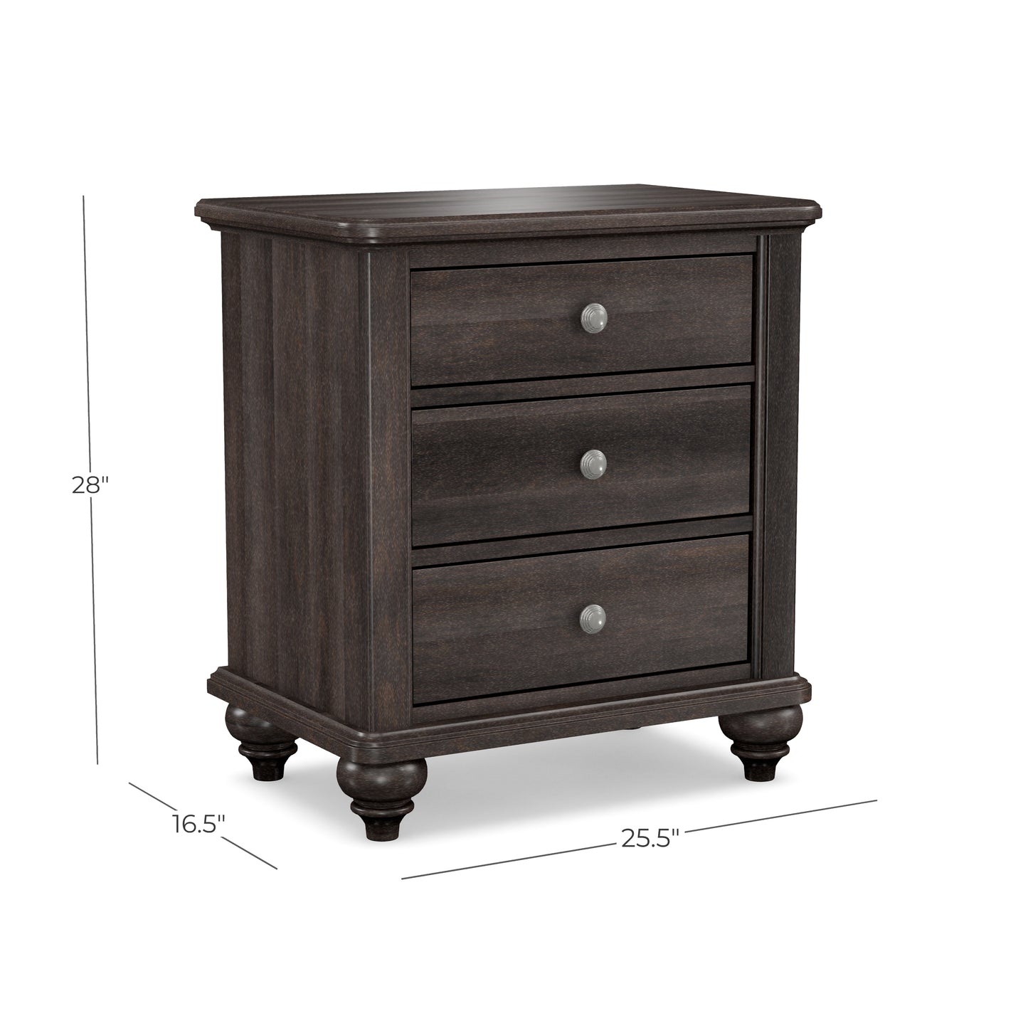 Millcroft 3 Drawer Night Table