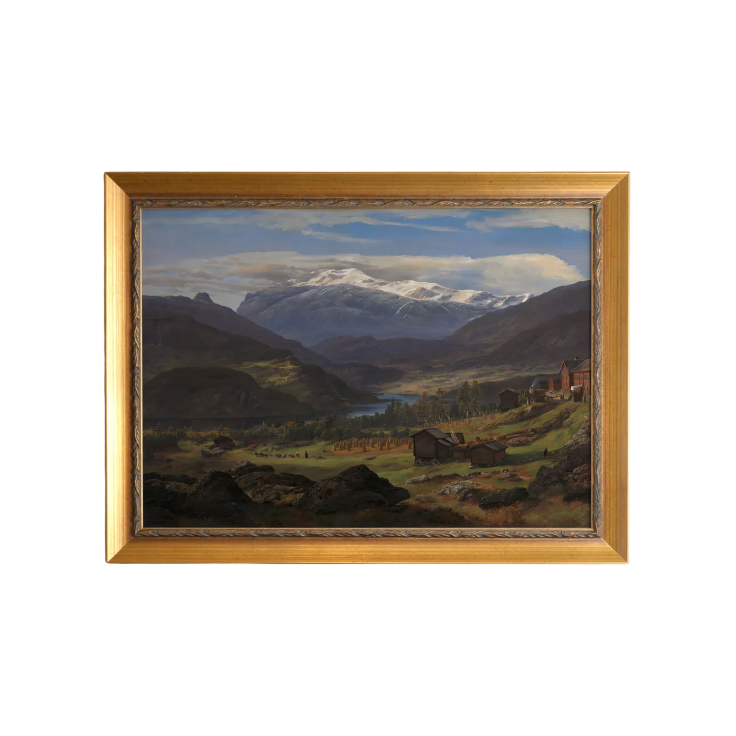 Breath of the Peaks, Vintage Gold Frame